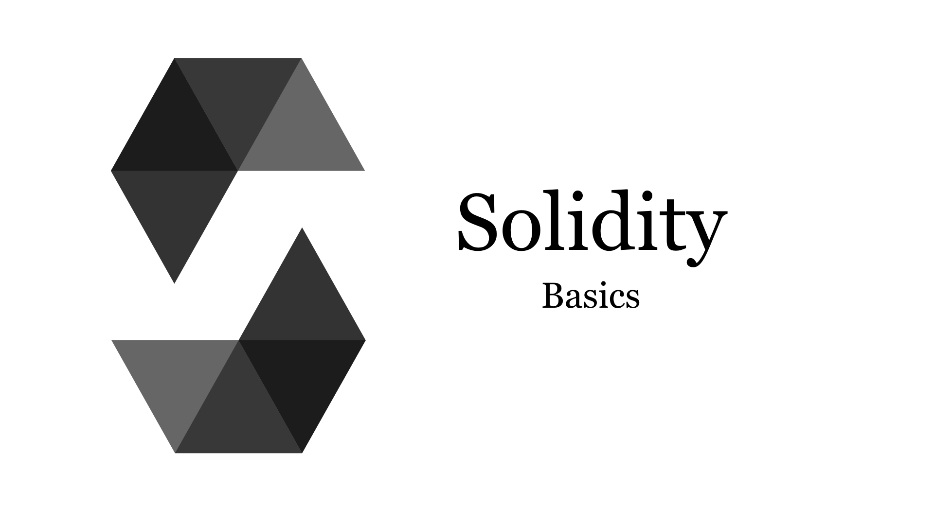 Solidity Basics